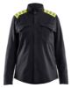 Afbeeldingen van BLÅKLÄDER Overhemd Multinorm dames Inherent 4072 zwart/High Vis geel 2XL
