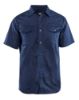 Afbeeldingen van BLÅKLÄDER Overhemd Twill met korte mouwen 3296 marineblauw 2XL