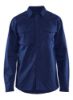 Afbeeldingen van BLÅKLÄDER Overhemd vlamvertragend 3226 marineblauw 2XL