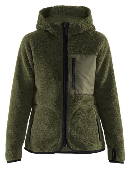 Afbeeldingen van BLÅKLÄDER Pilé vest dames 4727 herfstgroen S