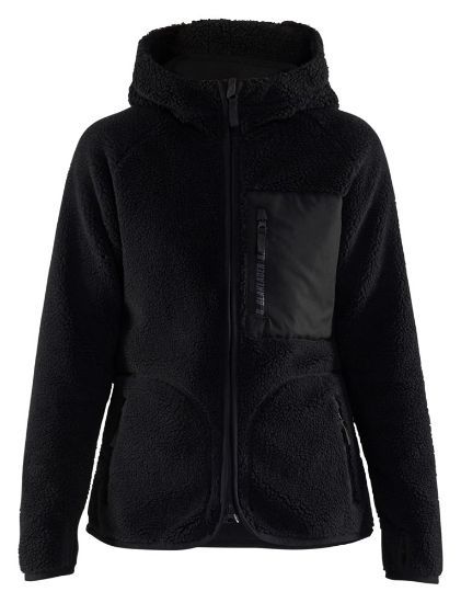 Afbeeldingen van BLÅKLÄDER Pilé vest dames 4727 zwart M