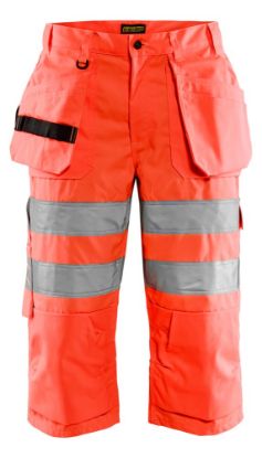 Afbeeldingen van BLÅKLÄDER Piraatbroek 1539 High Vis rood D112