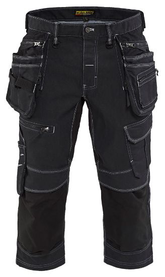 Afbeeldingen van BLÅKLÄDER Piraatbroek denim stretch X1900 1991 zwart C56