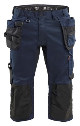 Afbeeldingen van BLÅKLÄDER Piraatbroek met 2-weg stretch 1754 donker marineblauw C56