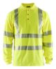 Afbeeldingen van BLÅKLÄDER Polo Multinorm piqué met lange mouwen 3439 High Vis geel L