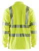 Afbeeldingen van BLÅKLÄDER Polo Multinorm piqué met lange mouwen 3439 High Vis geel 2XL