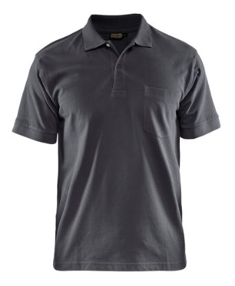 Afbeeldingen van BLÅKLÄDER Polo piqué 3305 donkergrijs 4XL
