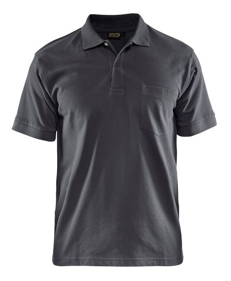 Afbeeldingen van BLÅKLÄDER Polo piqué 3305 donkergrijs M