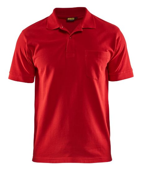 Afbeeldingen van BLÅKLÄDER Polo piqué 3305 rood 2XL