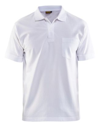 Afbeeldingen van BLÅKLÄDER Polo piqué 3305 wit M
