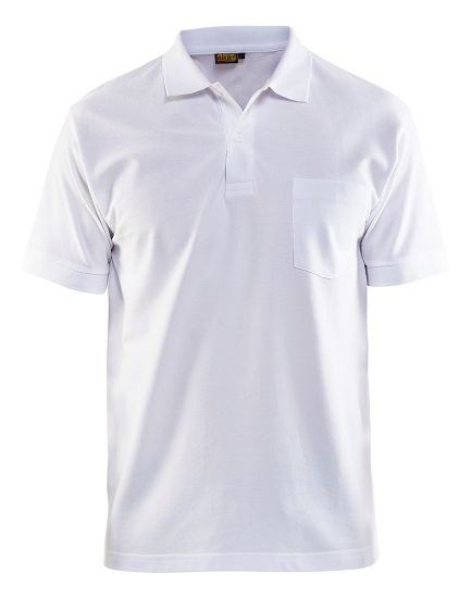 Afbeeldingen van BLÅKLÄDER Polo piqué 3305 wit M