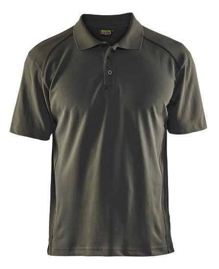 Afbeeldingen van BLÅKLÄDER Polo piqué UV 3326 army groen 4XL