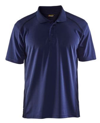 Afbeeldingen van BLÅKLÄDER Polo piqué UV 3326 marineblauw 3XL