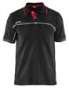 Afbeeldingen van BLÅKLÄDER Poloshirt 3327 zwart/rood M