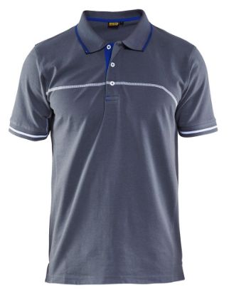 Afbeeldingen van BLÅKLÄDER Poloshirt 3389 grijs Korenblauw/XL