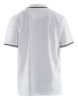 Afbeeldingen van BLÅKLÄDER Poloshirt 3389 wit/donkergrijs XS
