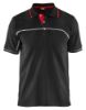 Afbeeldingen van BLÅKLÄDER Poloshirt 3389 zwart/rood XS