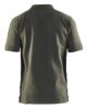 Afbeeldingen van BLÅKLÄDER Poloshirt piqué 3324 army groen/zwart XS