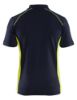 Afbeeldingen van BLÅKLÄDER Poloshirt piqué 3324 donker marineblauw/High Vis geel L