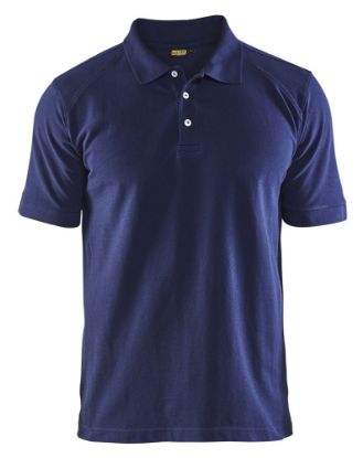 Afbeeldingen van BLÅKLÄDER Poloshirt piqué 3324 marineblauw 4XL