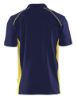 Afbeeldingen van BLÅKLÄDER Poloshirt piqué 3324 marineblauw/High Vis geel XS