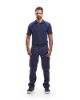 Afbeeldingen van BLÅKLÄDER Poloshirt piqué 3324 marineblauw/korenblauw XS