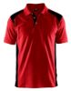 Afbeeldingen van BLÅKLÄDER Poloshirt piqué 3324 rood/zwart 2XL