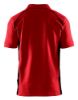 Afbeeldingen van BLÅKLÄDER Poloshirt piqué 3324 rood/zwart 2XL