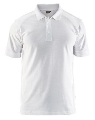 Afbeeldingen van BLÅKLÄDER Poloshirt piqué 3324 wit 5XL