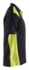 Afbeeldingen van BLÅKLÄDER Poloshirt piqué 3324 zwart/High Vis geel S