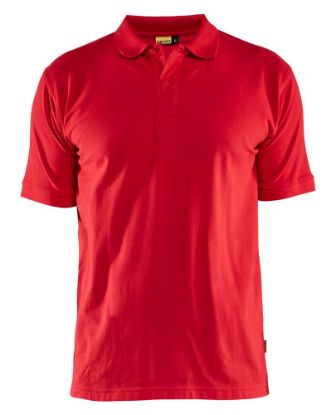 Afbeeldingen van BLÅKLÄDER Poloshirt piqué 3435 rood 4XL