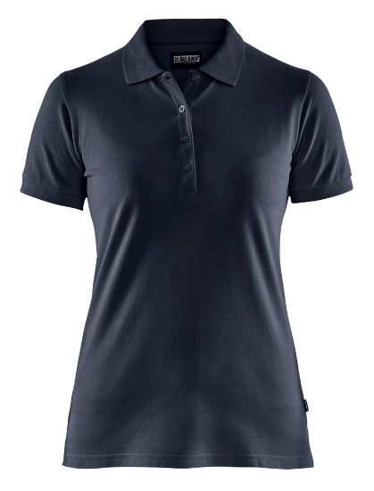 Afbeeldingen van BLÅKLÄDER Poloshirt piqué dames 3307 donker marineblauw XL