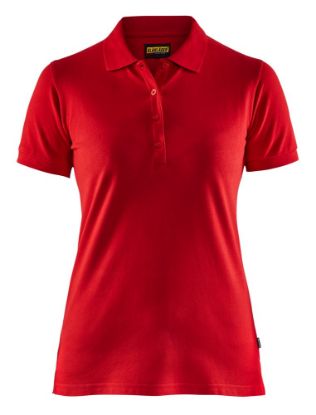 Afbeeldingen van BLÅKLÄDER Poloshirt piqué dames 3307 rood 3XL