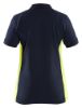 Afbeeldingen van BLÅKLÄDER Poloshirt piqué dames 3390 donker marineblauw/High Vis geel S