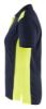 Afbeeldingen van BLÅKLÄDER Poloshirt piqué dames 3390 donker marineblauw/High Vis geel S