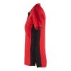 Afbeeldingen van BLÅKLÄDER Poloshirt piqué dames 3390 rood/zwart M