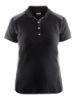 Afbeeldingen van BLÅKLÄDER Poloshirt piqué dames 3390 zwart/grijs M