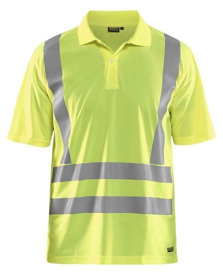 Afbeeldingen van BLÅKLÄDER Poloshirt UV 3391 High Vis geel 2XL