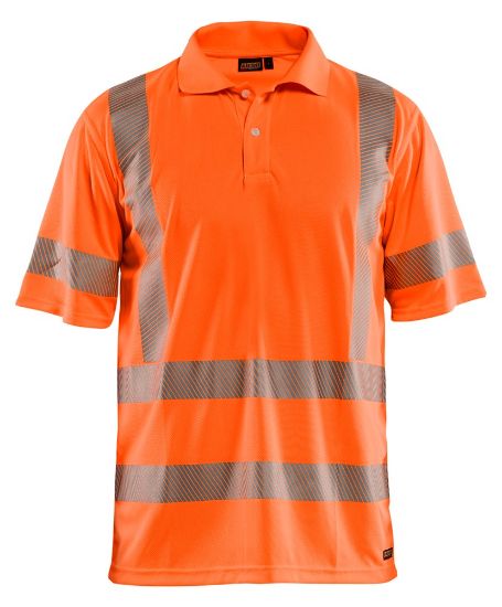 Afbeeldingen van BLÅKLÄDER Poloshirt UV 3428 High Vis oranje L