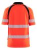 Afbeeldingen van BLÅKLÄDER Poloshirt UV 3595 High Vis rood/zwart M