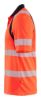 Afbeeldingen van BLÅKLÄDER Poloshirt UV 3595 High Vis rood/zwart M