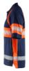 Afbeeldingen van BLÅKLÄDER Poloshirt UV Klasse 1 3338 marineblauw/High Vis oranje S
