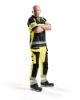 Afbeeldingen van BLÅKLÄDER Poloshirt UV Klasse 1 3338 zwart/High Vis geel M