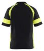 Afbeeldingen van BLÅKLÄDER Poloshirt Visible 3528 zwart/High Vis geel M