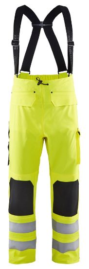 Afbeeldingen van BLÅKLÄDER Regenbroek LEVEL 2 1302 High Vis geel 2XL