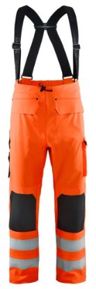 Afbeeldingen van BLÅKLÄDER Regenbroek LEVEL 2 1302 High Vis oranje S