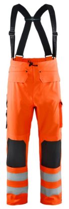 Afbeeldingen van BLÅKLÄDER Regenbroek LEVEL 3 1306 High Vis oranje XS