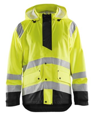Afbeeldingen van BLÅKLÄDER Regenjas LEVEL 1 4323 High Vis geel/zwart 3XL
