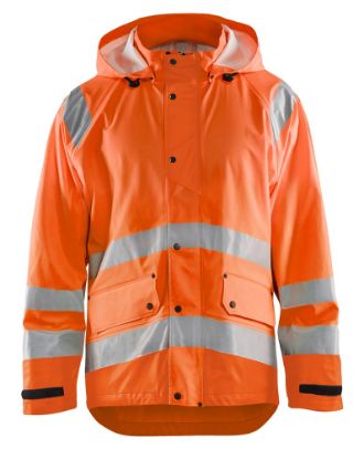 Afbeeldingen van BLÅKLÄDER Regenjas LEVEL 1 4323 High Vis oranje 4XL