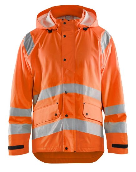 Afbeeldingen van BLÅKLÄDER Regenjas LEVEL 1 4323 High Vis oranje 4XL